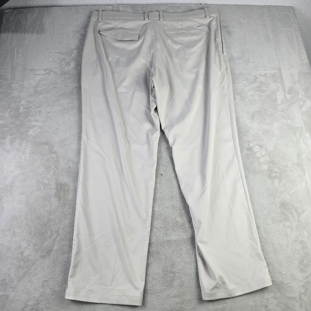 Nike Dri Fit Victory Standard Fit Golf Pants Men Sz 40x30 Light Bone Performance